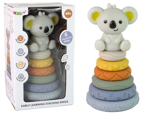 KOLOROWA PIRAMIDA KOALA DLA NIEMOWLĄT na Arena.pl