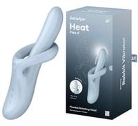 Podgrzewany wibrator do punktu G Heat Flex 4 blue Satisfyer