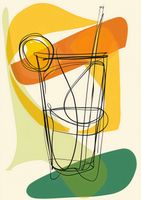 Plakat 59,4x84,1cm Koktajl Artystyczny