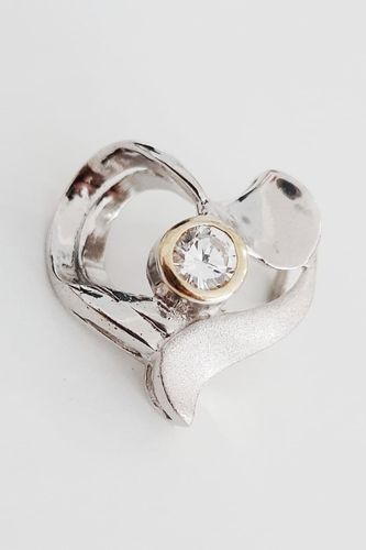 SREBRNA ZAWIESZKA DO ŁAŃCUSZKA SERCE 925 TT-55C na Arena.pl