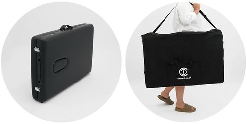 Stół Masażu 3-Seg Przenośny Składany Aluminiowy Łóżko Kosmetyczne Leżanka na Arena.pl