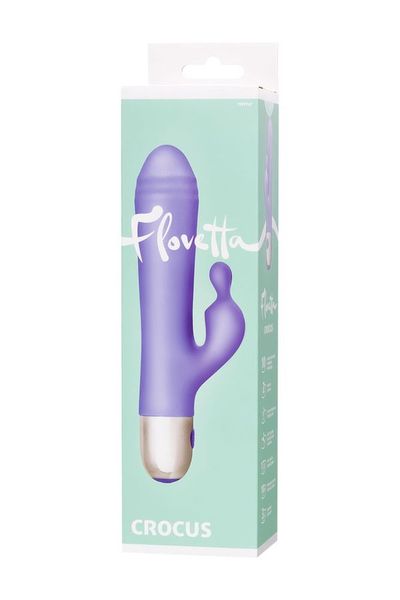 Vibrator with clitoral stimulation Flovetta Crocus, silicone, zdjęcie 5