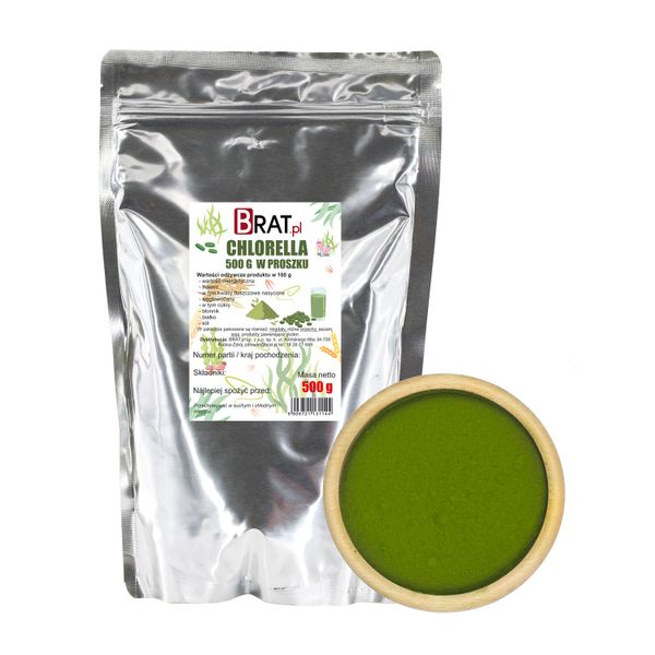 Chlorella w proszku 500g zdjęcie 1