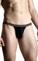 stringi męskie softline tęczowe czarne xl