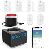 Domowy system alarmowy 2,4/5 GHz WLAN ochrona przed włamaniem alarm okienny
