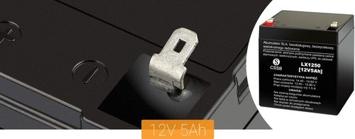 AKUMULATOR BEZOBSŁUGOWY AGM 12V 5Ah DO ZABAWKI AUTKA UPS ALARM KOSIARKI na Arena.pl