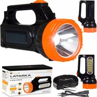 2X Latarka Szperacz LED Libox 500 lm Akumulatorowa Solarna Reflektor LED