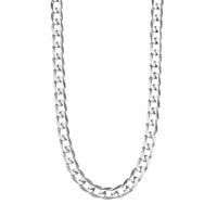 srebrny łańcuszek gruba pancerka męska 5mm 50cm