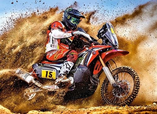 Castor Puzzle 300 elementów - Motocross na Arena.pl