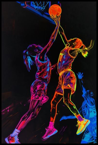 Plakat 61x91,5cm Mecz W Kosza zdjęcie 2