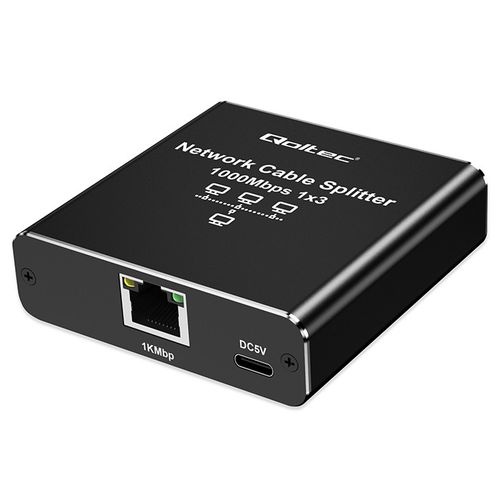 Qoltec Ethernet Splitter 1x3 RJ45 1000Mb/s USB-C na Arena.pl