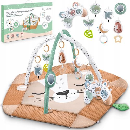 MATA EDUKACYJNA INTERAKTYWNA DWUSTRONNA SKŁADANA XXL 5w1 NUKIDO DYWAN na Arena.pl