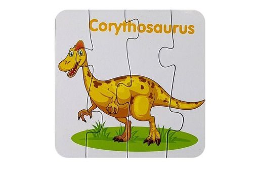 PUZZLE EDUKACYJNE DINOZAURY ANGIELSKI na Arena.pl