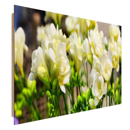 Deco Panel, Białe kwiaty 70x100 na Arena.pl