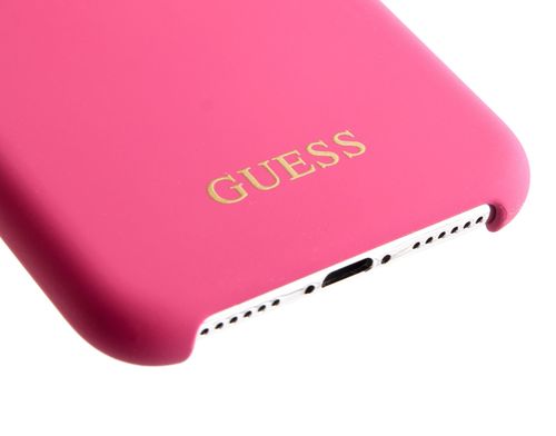 GUESS SILICONE CASE - iPhone XS Max - PINK na Arena.pl