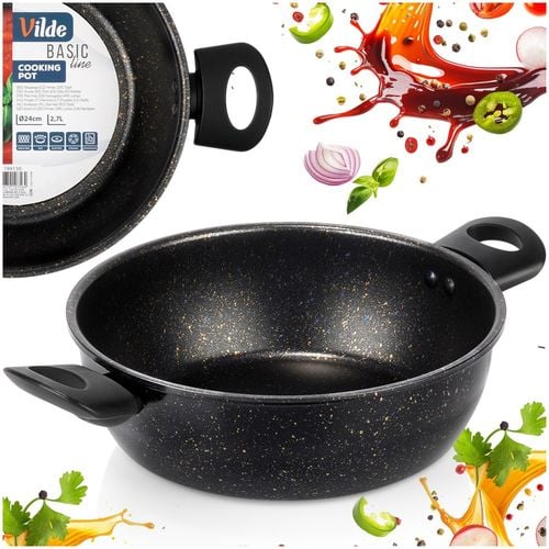 Garnek granitowy BASIC LINE 24 cm, 2,7 l na Arena.pl