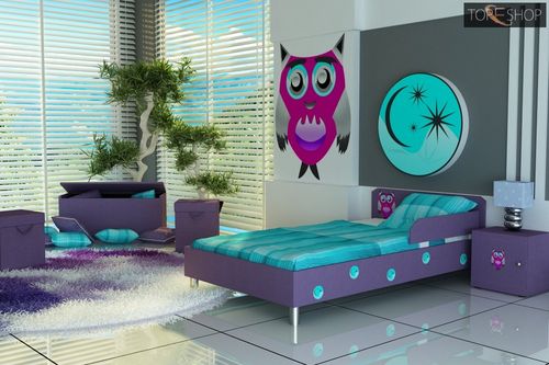 łóżko 140x80 owl basic na Arena.pl