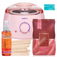 Zestaw depilacja WOSK TWARDY LOTION PODGRZEWACZ