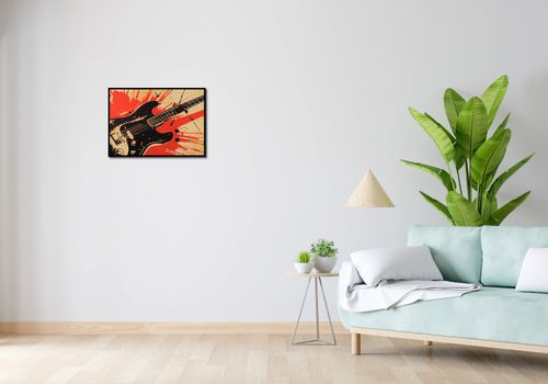 Plakat 59,4x42cm Gitara Elektryczna na Arena.pl