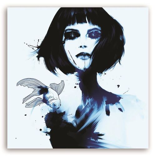 Deco Panel, Kobieta i ryba 40x40 na Arena.pl