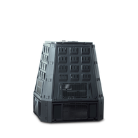Kompostownik ogrodowy Evogreen 630L czarny