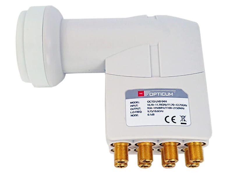 Konwerter Octo LNB Opticum LOP 04H 4K UHD zdjęcie 3