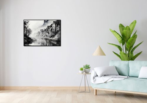 Plakat 84x59,5cm Mglisty Refleks na Arena.pl