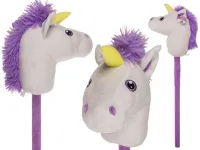 Hobby Horse Słodki Jednorożec dla Dziewczynki - Koń na Kiju 75 cm