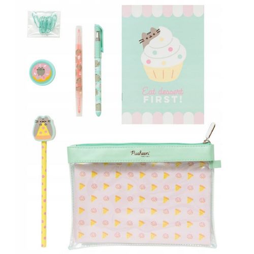 Zestaw szkolny 7 częściowy Kotek Pusheen The Cat na Arena.pl