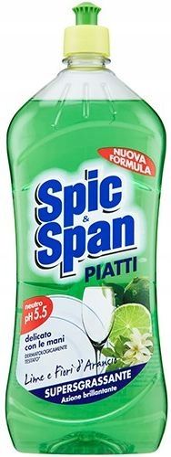 Spic Span Płyn Do Mycia Naczyń 1000 Ml Lime&Orange Cytryna I Pomarańcza na Arena.pl