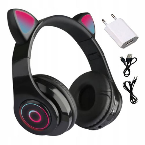 Bezprzewodowe Słuchawki Cat Ear RGB z Mikrofonem na Arena.pl