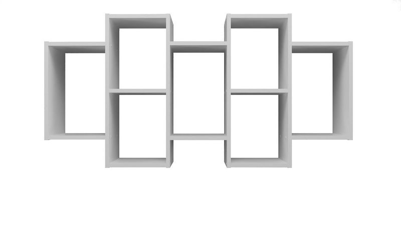 REGAŁ WISZĄCY BILBAO 7.0 - BIEL MAT zdjęcie 1