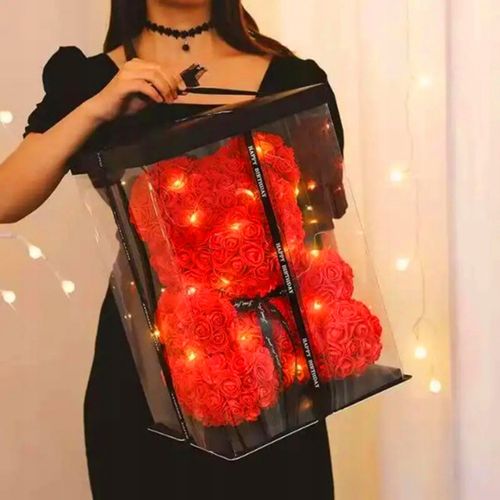 Prezent który mówi Kocham Cię Miś z róż 25cm na Arena.pl