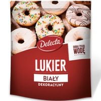 Delecta LUKIER DEKORACYJNY BIAŁY do wypieków 80g