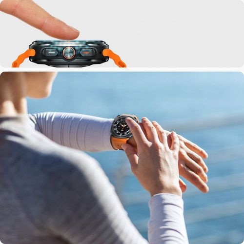 2x SZKŁO Hartowane SPIGEN EZ + Aplikator do Samsung Galaxy Watch Ultra 47mm na Arena.pl