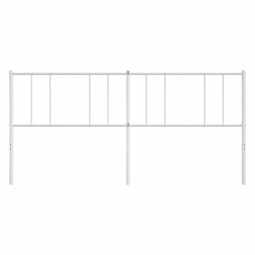 Metalowe wezgłowie, białe, 193 cm na Arena.pl