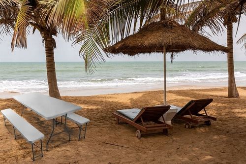 STÓŁ ROZKŁADANY + 2 ŁAWKI ZESTAW CATERINGOWY 180 cm SKŁADANY W WALIZKĘ XXL na Arena.pl