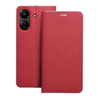 Kabura LUNA Book Carbon do XIAOMI Redmi 13C / POCO C65 czerwony