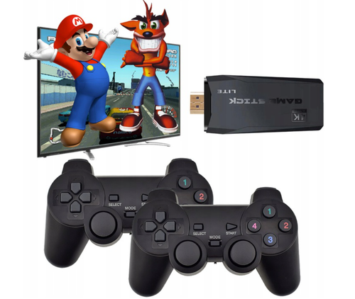 GRA TELEWIZYJNA HDMI KONSOLA RETRO + 2 PADY na Arena.pl