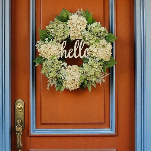 WIENIEC WIANEK GIRLANDA NA DZWI DEKORACYJNY JESIENNY STROIK HORTENSJE DOM na Arena.pl