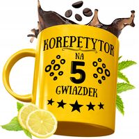 Złoty Kubek Premium Dla Korepetytora Prezent Z Nadrukiem Ze Zdjęciem