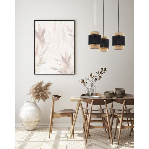 Lampa zwisowa okrągła ratan Boho 6549 TK Lighting ekologiczna czarna na Arena.pl
