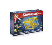 Klocki magnetyczne Supermag Maxi białe 66 el.