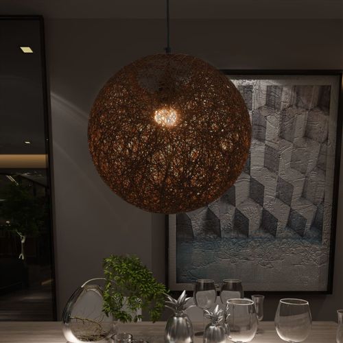 Lampa Wisząca, Brązowa, Kula, 35 Cm, E27 na Arena.pl