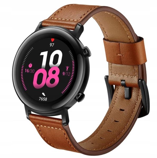 SKÓRZANY PASEK SAMSUNG GALAXY WATCH ACTIVE 2 SZKŁO zdjęcie 1