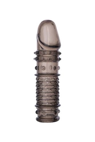Toyfa Xlover, Penis Sleeve, For Enlargement, Tpe, Transparent Black, na Arena.pl
