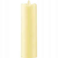 Świeca LED z ruchomym płomieniem 18 cm kremowa VERGIONIC