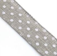 Taśma jutowa w kropki CP 100374 (1mb)