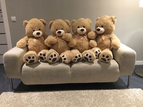 DUŻY WIELKI PLUSZOWY MIŚ GIGANT 100CM na Arena.pl