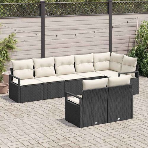 Zestaw Sof 8 pcs Czarny polirattan na Arena.pl